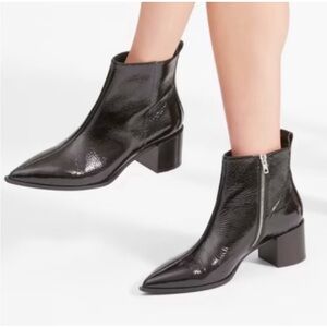 NWOT Everlane Boss Boot in Black Patent Leather